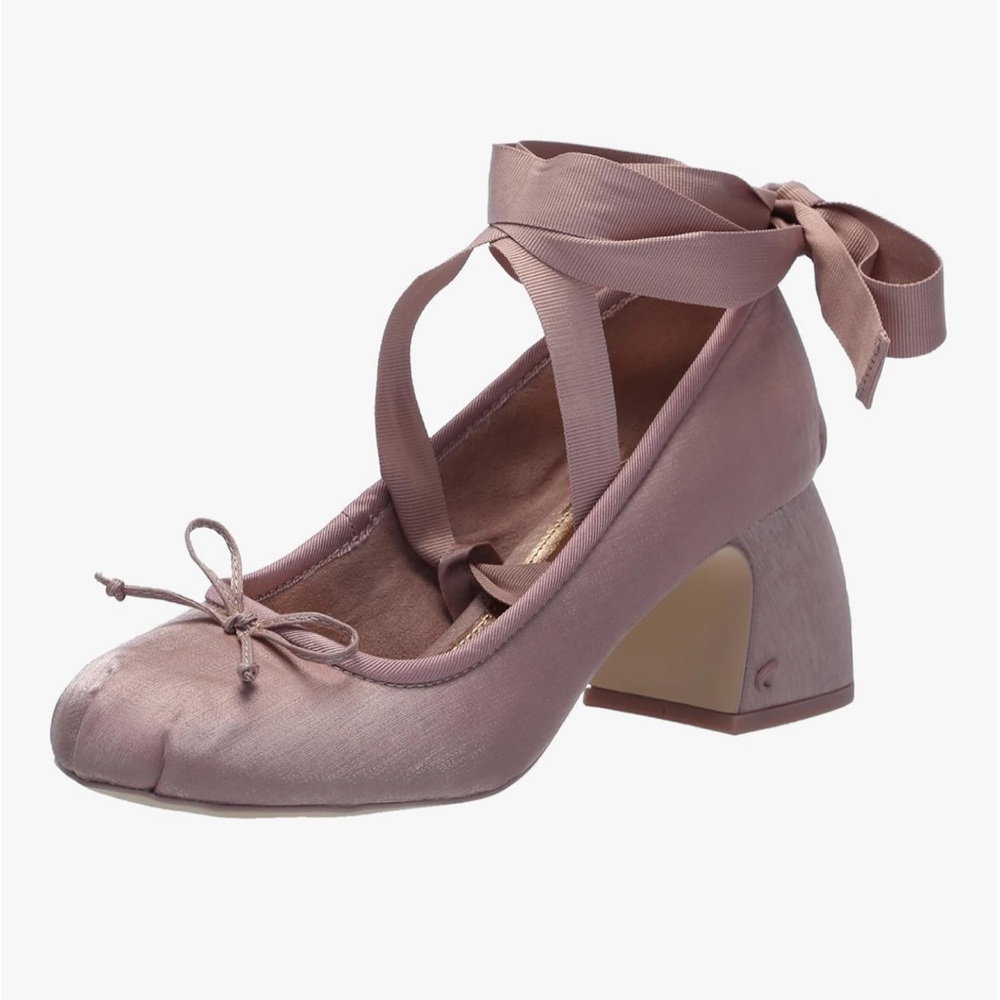Sam Edelman Della Wrap Up Block Heel Ballet 🩰